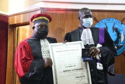 L’UCAD honore le Président de l’Afrique du Sud, Son Excellence, Monsieur Cyril Ramaphosa en lui décernant le titre de Docteur Honoris Causa